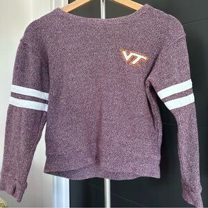 Virginia Tech Hokies XS Crewneck Sweatshirt/sweater